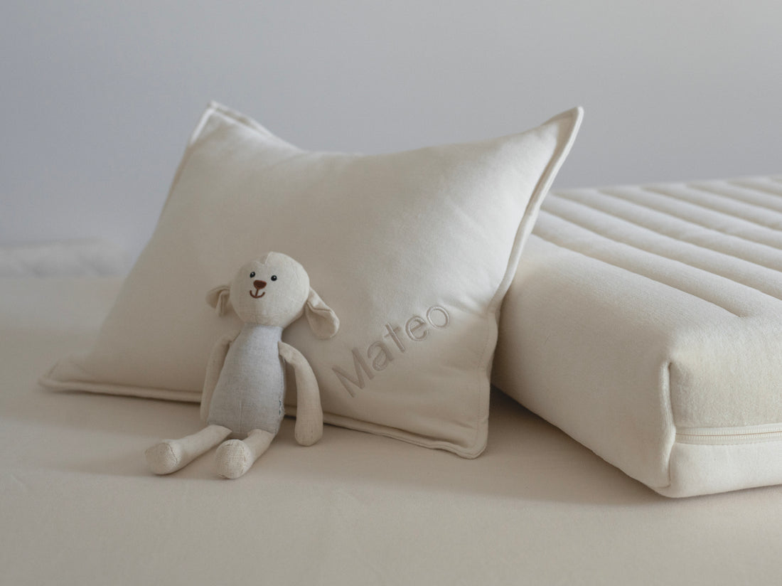 Organic Toddler Pillow Shredded Rubber Pillow Obasan