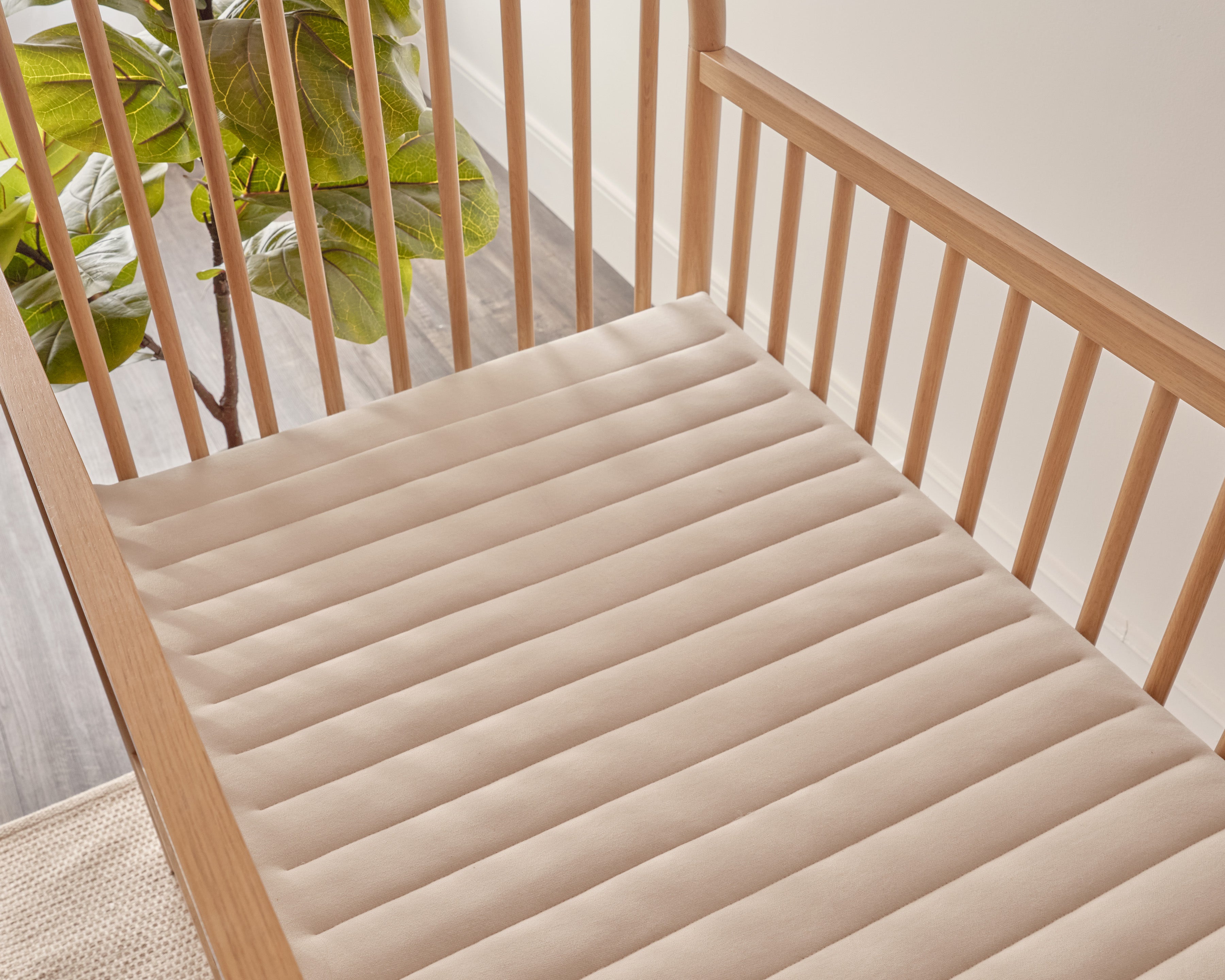 Organic Crib Mattress with Wool Protector