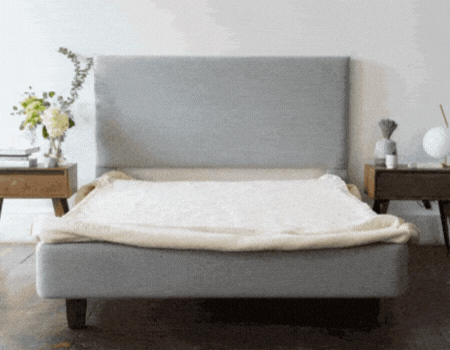 Obasan mattress being assembled